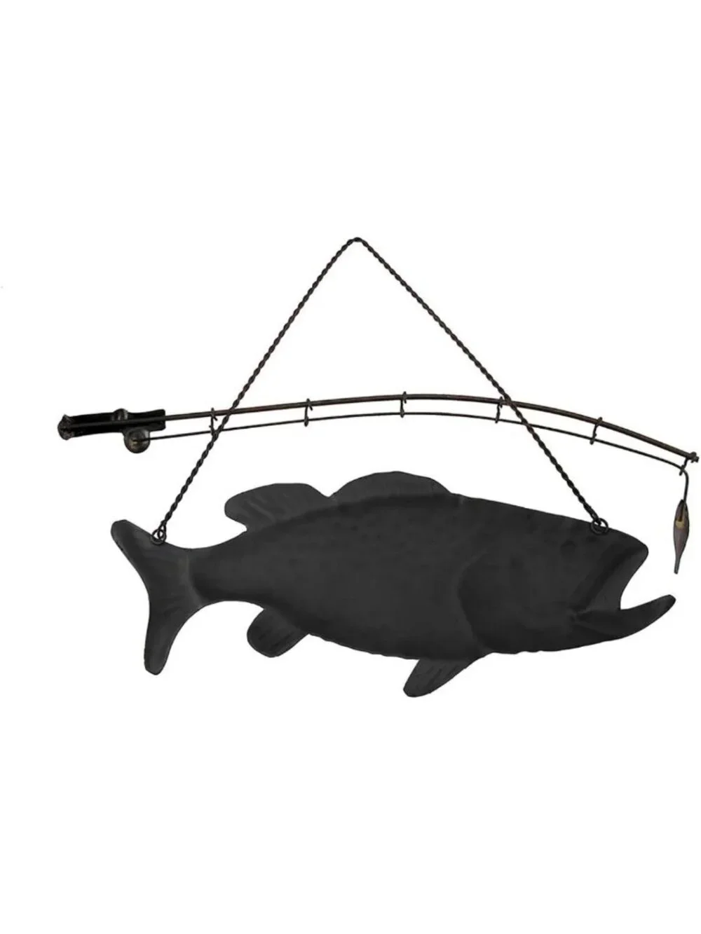 Rustic Largemouth Bass Metal Wall Art | 14